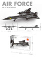 Christmas gift SR-71 Blackbird Reconnaissance Aircraft Building Blocks Set, 183 Pieces Military Model Kit for Kids Aged 6+ & Enthusiasts（SQ71 reconnaissance plane）