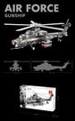 Christmas gift WZ-10 Attack Helicopter Building Blocks Set, 264 Pieces Military Model Kit for Kids Aged 6+ & Enthusiasts（WZ10 helicopter gunship）