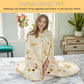 Burritos Tortilla Throw Blanket(Beige), Novelty Funny Round Blanket for Adults & Kids, Soft Flannel Tortilla Wrap Blanket（71",Adults）