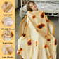 Burritos Tortilla Throw Blanket (Yellow), Novelty Funny Round Blanket for Kids & Adults, Soft Flannel Tortilla Wrap Blanket（36",Baby）