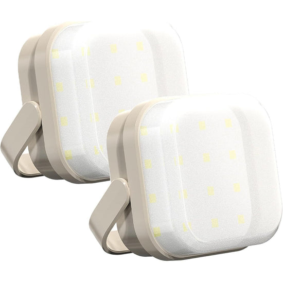 2-Pack LED Night & Emergency Lights - Mini Portable with 3 Modes for Home, Bedrooms, Power Outages & Backup, Outdoor Travel, Camping, Barbecue