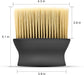 Yellow & Black Car Detailing Brush Set (2-Pack): Soft Bristle Dust Cleaners for Air Vents, Dashboard & Home Use