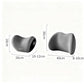 Christmas gift Car Headrest & Lumbar Support Set, Ergonomic Plush Cushion for Driver & Passenger, Comfort & Spine Protection for Long Drives（grey）