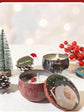 Christmas gift Aussie Christmas Scented Candle Set – 8 Festive Tin Candles with Unique Scents & Cute Designs for Holiday Gifting