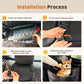 Portable Pet Car Seat Booster for Small Dogs and Cats, Elevated Design with Safety Belts and Storage Pocket, Perfect for Travel and Outdoor Adventures (Black)