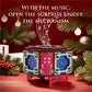 3D Wooden Music Box with LED Light – DIY Mechanical Puzzle Kit, Handcrafted Jewelry Storage, Romantic Gift for Her or Him (Red)