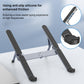 Adjustable Laptop Stand with USB Hub – Aluminum Foldable Riser for Home Office, Gaming, Travel & Business Use, Ergonomic Cooling Desk Mount (Black)