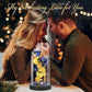 Eternal Blue Rose in Glass Dome with LED Lights, Romantic Forever Flower Gift for Valentine’s Day Anniversary Mother’s Day Birthday (Blue)