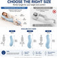 Pea Pod Shape Body Pillow for Adults Full-Body Support Side Sleeper Pillow, Pregnancy Back Pain Relief, Soft Hug Pillow with Memory Fiber Filling (Light Blue,31.5in)