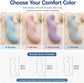 Pea Pod Shape Body Pillow for Adults Full-Body Support Side Sleeper Pillow, Pregnancy Back Pain Relief, Soft Hug Pillow with Memory Fiber Filling(Blue,47.2in)