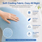 Pea Pod Shape Body Pillow for Adults Full-Body Support Side Sleeper Pillow, Pregnancy Back Pain Relief, Soft Hug Pillow with Memory Fiber Filling(Blue,43.3in)