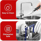 3 Pcs Stainless Steel Kitchen Tongs Set (7" 9" 12"), Heavy Duty Food Grade Cooking Tongs with Lock for Grilling & BBQ (Black)