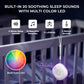 Portable White Noise Machine with 20 Soothing Sounds & RGB LED Night Light – Compact Sleep Sound Device for Babies, Adults & Travel