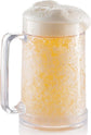 Double Wall Freezable Beer Mug, No-Ice Insulated Cup for Summer BBQs & Parties (Clear)