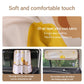 Cute Bear Car Sunshade Set of 2 – Side Window Curtain with Storage Mesh Pockets and Suction Cups for Kids – UV Protection & Heat Block (Beige)