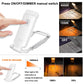 Rechargeable LED Book Light with Dimmable Warm White & Amber Modes – USB-Powered Clip-On Reading Lamp for Books, Sheet Music & Travel (White)