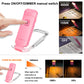 Rechargeable LED Book Light with Dimmable Warm White & Amber Modes – USB-Powered Clip-On Reading Lamp for Books, Sheet Music & Travel (Pink)