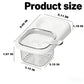 2-Pack Kitchen Sink Drain Basket – White Suction Mount Strainer for Food Waste, Tea Leaves & Vegetables – Space-Saving Filter with Top Storage (White)