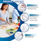 8-Compartment Sealed Snack Organizer with Handle for Fridge, Picnic & Kitchen Storage – BPA-Free Food Container (White)   
Product Description