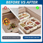 8-Compartment Sealed Snack Organizer with Handle for Fridge, Picnic & Kitchen Storage – BPA-Free Food Container (White)   
Product Description