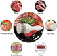 Meat Tenderizer Set with Stainless Steel Needles – 2-Piece Kitchen Tool for Marinating & Cooking Beef, Chicken, Pork, Fish (Black & White)