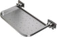 Foldable Window-Mounted Drying Rack with Clamp-on Design for Shoes, Plants & Small Items (Grey)