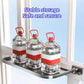 Foldable Window-Mounted Drying Rack with Clamp-on Design for Shoes, Plants & Small Items (Grey)