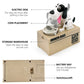 Interactive Dog Coin Bank – Automatic Electric Money Saving Piggy Bank with Moving Dog Design – Fun Kids Gift & Desk Decor (White)