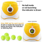Automatic Dog Ball Launcher with 15 Mini Tennis Balls & Mesh Bag – Rechargeable Pet Toy for Small Dogs, Adjustable Launch Distance, Interactive Play (Orange)