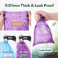 Dog Poop Bags with Dispenser – 240 Count, Leak-Proof, Strawberry Scented, Large Size for All Dogs, Biodegradable & Durable (Purple)