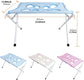 Foldable Pet Grooming Hammock with Leg Holes, Anti-Scratch Mesh Bathing Station for Cats and Small to Medium Dogs, Portable Nail Trimming and Washing Aid (Pink)