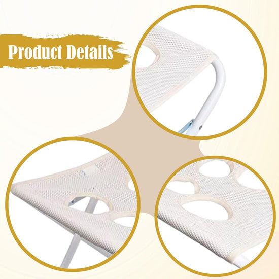 Foldable Pet Grooming Hammock with Leg Holes, Anti-Scratch Mesh Bathing Station for Cats and Small to Medium Dogs, Portable Nail Trimming and Washing Aid (Grey)
