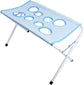 Foldable Pet Grooming Hammock with Leg Holes, Anti-Scratch Mesh Bathing Station for Cats and Small to Medium Dogs, Portable Nail Trimming and Washing Aid (Blue)