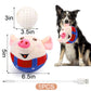 Interactive Pig Dog Toy – Rechargeable, Self-Moving & Squeaky with Recording & Music Modes, Dual-Mode Sound Activation, Durable Plush Cover, Ideal for Small to Large Dogs to Relieve Boredom and Anxiety (Red)