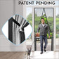 Magnetic Screen Door 100cm x 210cm – Self-Adhesive Mesh Netting for Mosquito & Wasp Protection, Indoor Outdoor Use, (Black,L)
