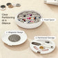 Modern Magnetic Sewing Kit – Compact Travel Sewing Box with Strong Magnetic Lid, 16-Thread Spools & Tools, Portable Needle Organizer for Home & On-the-Go Use (White)