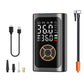 Wireless Tire Inflator with Digital Display – Portable Air Compressor for Cars, Bikes, Balls & More (Black)