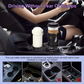 Dual Cup Holder Expander with 360° Rotating Tray – Adjustable Drink & Snack Organizer for Cars, Trucks, SUVs and RVs (Black)