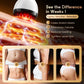 4-in-1 Cordless Body Sculpting Massager – Rechargeable Massage Tool with Heat, Light & Vibration for Skin Tightening & Relaxation (White)