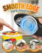 One-Touch Electric Can Opener with Smooth Edge & Magnetic Lid, USB Rechargeable for Seniors & Arthritis (Black-White)