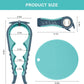 5-in-1 Bottle Opener & 4-Size Jar Opener Set with Adjustable Grip, Silicone Pad, and Ergonomic Handle—Multi-Function Kitchen Tool for Cans, Jars, Bottles, Pull Tabs, and Caps—Durable, Easy-to-Use Design (Blue)