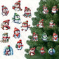 Festive Hanging Christmas Ornament Set for Decorating Trees and Holiday Spaces (Red)