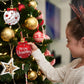 Festive Hanging Christmas Ornament Set for Decorating Trees and Holiday Spaces (Red)