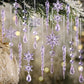 18-Piece Crystal Christmas Ornament Set for Tree, Party & New Year Decor (purple)