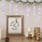 18-Piece Crystal Christmas Ornament Set for Tree, Party & New Year Decor (purple)