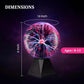 Plasma Ball Lamp - Touch & Sound Sensitive USB-Powered Globe for Decor, Parties & STEM Learning (6 Inch) | Other sizes Available in Store
