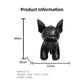 French Bulldog Shaped Bag – Cute Animal Crossbody Shoulder Bag with Adjustable Strap, PU Leather Dog Backpack for Women, Fashion Statement Accessory (Black)
