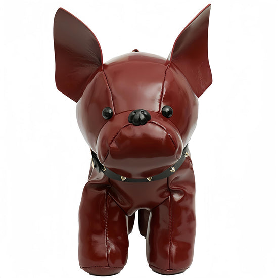 French Bulldog Shaped Bag – Cute Animal Crossbody Shoulder Bag with Adjustable Strap, PU Leather Dog Backpack for Women, Fashion Statement Accessory (Red)