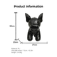 French Bulldog Shaped Bag – Cute Animal Crossbody Shoulder Bag with Adjustable Strap, PU Leather Dog Backpack for Women, Fashion Statement Accessory (Red)