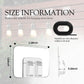 100PCS Heavy Duty Clear Adhesive Hooks for Outdoor String Lights, Cable Management Clips, Waterproof & UV-Resistant Wire Organizer for Holiday Decor (Transparent)